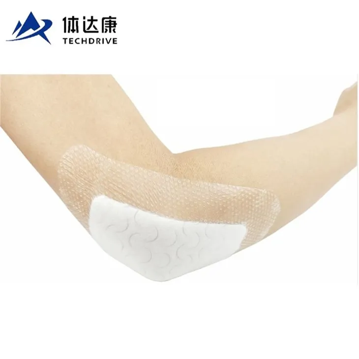 Operatsiyadan keyingi suv o'tkazmaydigan silikon kiyinish 8 × 6 sm